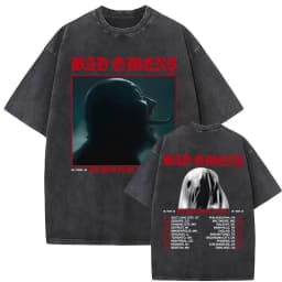 Bad Omens Do You Feel Love Tour 2026 Vintage Washed T Shirt Gothic Rock Band Concert Tshirts Men Women Fashion Oversized T-shirt
