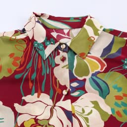 Women Floral Printed Satin Shirts Spring Casual Summer Female Turn-Down Collar Single-Breasted Long Sleeve Blouses Shirts