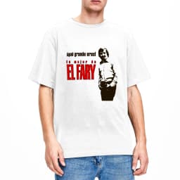 El Fary Spanish Retro (2) T Shirt Summer Trendy Cool T-Shirts Cotton O Neck Oversize Top Tees Short Sleeve Vintage Tshirt