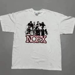 Summer Cotton Tee NOFX Rock Band Graphic T-shirt Oversized Y2k Unisex Men Women High Quality Short Sleeve Tops Fashion Clothing