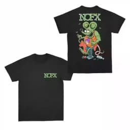 Summer Cotton Tee NOFX Rock Band Graphic T-shirt Oversized Y2k Unisex Men Women High Quality Short Sleeve Tops Fashion Clothing
