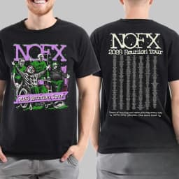 Summer Cotton Tee NOFX Rock Band Graphic T-shirt Oversized Y2k Unisex Men Women High Quality Short Sleeve Tops Fashion Clothing