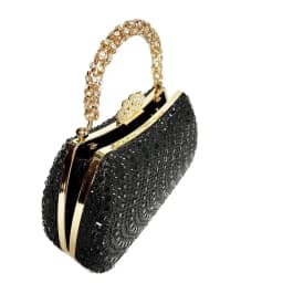 Luxury Diamond Embedded Evening Bag Elegant Style Small Size Women Handbags Fashionable Design Clutch Bag Wedding Event