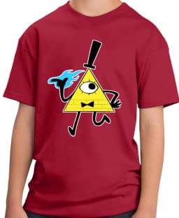 PubliciTeeZ Bill Cipher Walking Gravity Falls Youth T-Shirt New Spring/Summer Arrivals Regular Fit Casual