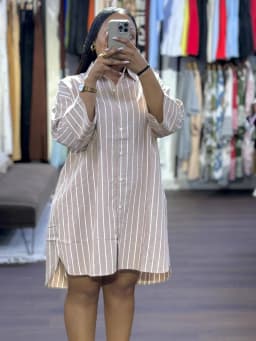 Vintage Oversized Striped Shirts Women's Blouses Loose Casual Fashion Lapel Single-Breasted Top for Spring Lady Streetwear