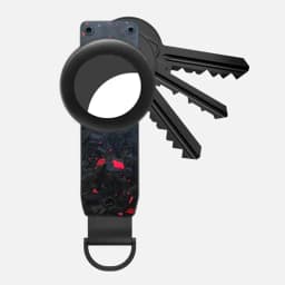 Aluminum Alloy Keychain for Apple Airtag Key Holder Compatible Tracking Keyfob for Smart Key Rings