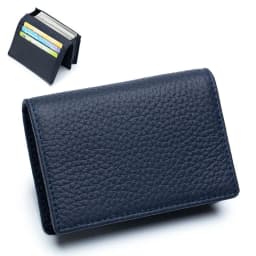 New Multifunctional Card Sleeve Casual Cowhide Business Card Bag Business Coin Purse Men's