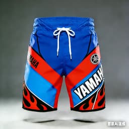 2026 Summer New Yamaha Stripe Coloring Fashion Sports Outdoor Fitness Shorts, Men Women Large Casual Motorcycle Riding Shorts