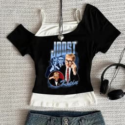 Joost Klein cropped top teen graphic korean fashion gothic kawaii top tees baddie cheap clearance sales