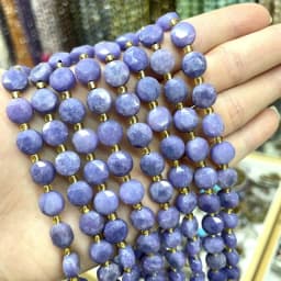 8MM Natural Stone Amethyst Tiger Eye Rose Quartz Gemstone Cut Beads DIY Jewelry Making Bracelet Necklace Accessories Wholesale