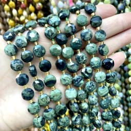 8MM Natural Stone Amethyst Tiger Eye Rose Quartz Gemstone Cut Beads DIY Jewelry Making Bracelet Necklace Accessories Wholesale