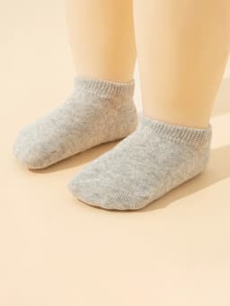 10 Pairs Baby Anti-Slip Adhesive Socks, Baby Walking Socks for the Floor, Ankle Socks Suitable for Summer