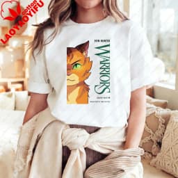 Warrior Cats Art Print Unisex Cotton T Shirt Fashion Casual Summer Top For Men Womenasual Crew Neck Short Sleeve Cotton