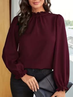 Temperament Loose Woman Shirt Fashion Casual Blouse Elegant Long Sleeve Woman Shirt Holiday Weekend Top