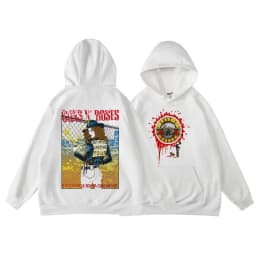 Guns N' Roses Men's Winter/autumn Pullover Hooded Sweatshirt for Men - Rock Music Roses Band