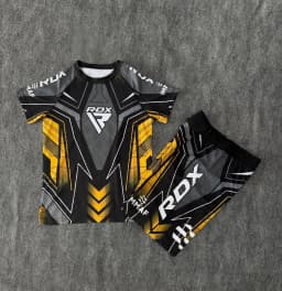2026 Summer Fighting Competition New Set Men Women Kid Casual round Neck Short Sleeve Breathable Jersey & Shorts Boxing Suit