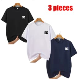 Men's 1-3 Pack Mesh Polyester T-shirt, Quick Dry Crew Neck Short Sleeve Tees for Sports, Fitness, Jogging & Casual Daily Wear