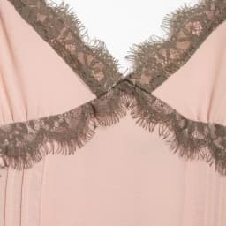 Women's Pink Lace Trim Spaghetti Strap Mini Dress V Neck Sexy Cute Summer Slip Dress Casual Daily Wear Size runs small