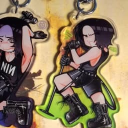 Nine Inch Nails Keychains Official Trent Reznor Music Theme Gift for Men Women Boys Girls