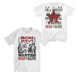 Metal Bon Jovi Rock Band Casual T-Shirt Men's and Women's Luxury Band Brand