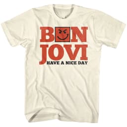 Metal Bon Jovi Rock Band Casual T-Shirt Men's and Women's Luxury Band Brand