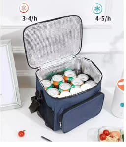 1pcs Thickened insulated Bag Student Lunch Box Large Capacity Hand-Held Single-Shoulder Outdoor Picnic Bag
