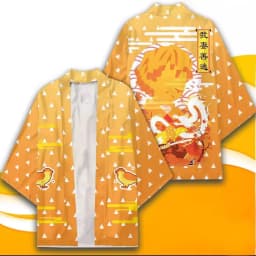 Japanese Anime Character Printed Kimono Cardigan Men Women Summer Butterfly Kochou Shinobu Printed Japanese Traditional Costume