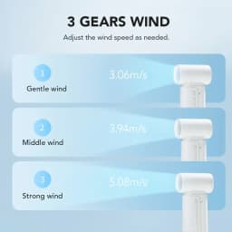 2026 New High Speed Wind Portable Small Turbo Fan 4000mAh Mini Bladeless Handheld Fan USB Rechargeable Hand Held Air Cooling Fan