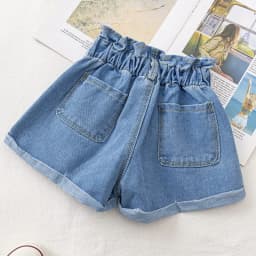 Korean Style Kids Girls Jeans Shorts1-7Y Children Short Girls Summer Clothing Cotton Soft Fashion Denim Shorts Clothes Baby Girl