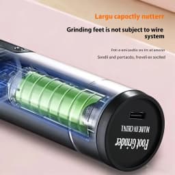 Rechargeable Electric Foot File with Adjustable Speed, Includes Sanding Discs and Nail Drill Bits