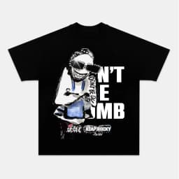 A$AP ASAP Rocky Don't Be Dumb album graphics 100%cotton men's shirt 2026 Summer shirts Women's Y2k Hip Hop Short Sleeve Tshirt