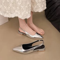 Summer New Fashion Outdoor Versatile Pointed Toe Low Heel Single Shoes Women's Footwear Stylish All-Season Low Pumps