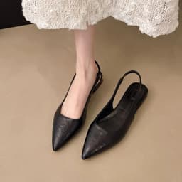 Summer New Fashion Outdoor Versatile Pointed Toe Low Heel Single Shoes Women's Footwear Stylish All-Season Low Pumps