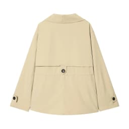 2026 Spring/Summer New Product Women's Fashion Style Long Sleeve Collar Adjustable Waist Short Windbreaker