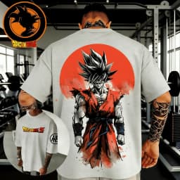 Dragon Ball Anime Cotton T-shirt 2026 Summer New Goku Printed Men's and Women's Harajuku Versatile Casual Short Sleeve Top