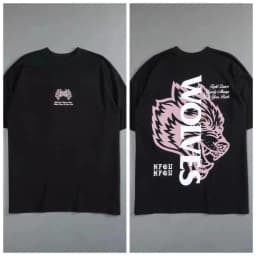 Wolf Head Sports Fitness Training Gym Leisure T-Shirt Men's and Women's Luxury Brand Top 2026 New