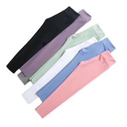 Girls High Waist Pants Spring Summer New Style Slim Fit Leggings Casual Sports Yoga Pants For Kids