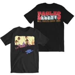 1994 Eagles Hotel California Hotel Commemorative Edition Casual T-Shirt Luxury Band Brand for Men and Women Top 2026 New