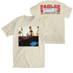 1994 Eagles Hotel California Hotel Commemorative Edition Casual T-Shirt Luxury Band Brand for Men and Women Top 2026 New
