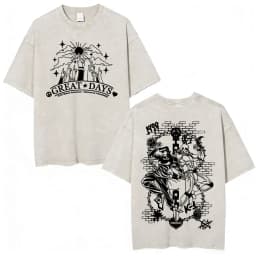 Anime Jojo Bizarre Adventure Dio Brando The World Vintage Acid Washed T Shirts Men Women Cotton Casual Short Sleeves T-shirts