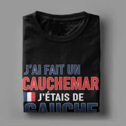 Hipster France I Have Made A Nightmare I Was Left T-Shirt Men Cotton T Shirts Humour Short Sleeve Tee Shirt Gift Idea Clothes