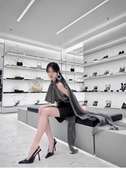 Sexy ultra-high heels pointed sandals elegant summer patent leather suspender high heels trendy dress banquet women's shoes