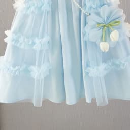 Girls' Dress Summer Blue New Style Fashionable Little Girl Princess Dress Summer Children's Dress Baby Vest Dress