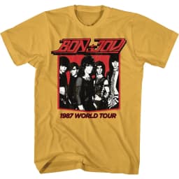 Metal Bon Jovi Rock Band Casual T-Shirt Men's and Women's Luxury Band Brand Top 2026 New Band