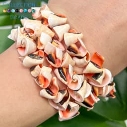 12mm Natural Red-mouthed Snail Shell Loose Bead For Jewelry Making DIY Bracelets Necklace Accessories 15inches