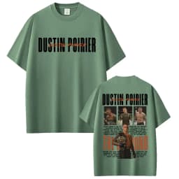 Limited DUSTIN POIRIER THE DIAMOND Graphic T-shirts Men Women Fashion Retro Short Sleeve T Shirt Cotton Casual Oversized T-shirt