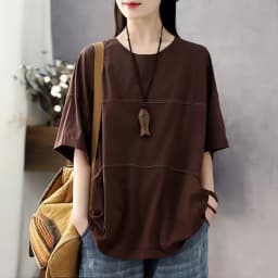 Plus Size Women's Summer Casual Solid Color T-Shirt Loose Office Lady Fashion New Arrival Trendy Comfortable
