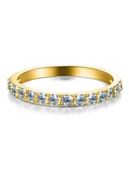 Real Moissanite Diamond Stackable Solitaire Party Rings for Women 925 Sterling Silver Luxury Quality Fine Jewelry