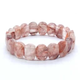 Natural Healing Crystal Oval Faceted Stone Bracelet For Women Amethyst Quartz Agate Punk Gothic Retro Stretch Bangle Men Jewelry