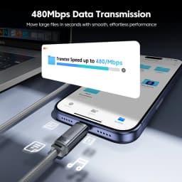 Toocki USB C Cable 240W Type C Fast Charging Cable For iPhone 17 16 MacBook Pro Laptop Samsung S25 480Mbps Silicone Data Cord